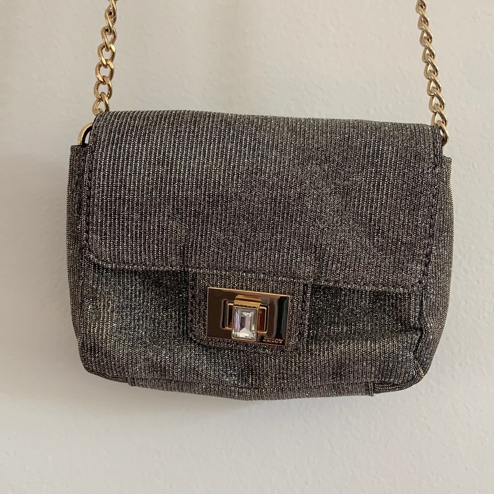 Juicy couture mini metallic evening bag